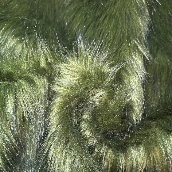 Deep Green Faux Fur